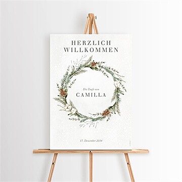 Willkommensschild Taufe ref. N260214