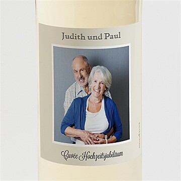 Flaschenetikett Hochzeitsjubiläum Ref. N3002133