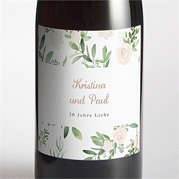 Flaschenetikett Hochzeitsjubiläum Ref. N3002113