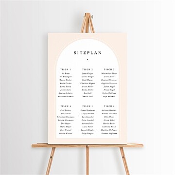 Sitzplan Hochzeit ref. N260305