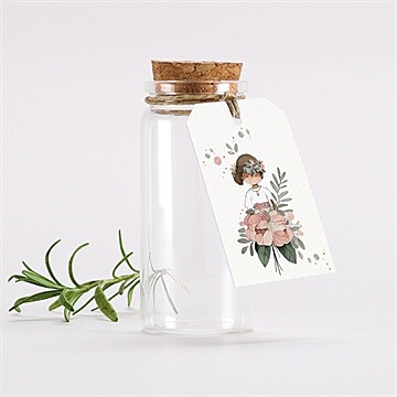 Glasfläschchen mit Korken Kommunion ref. N291809