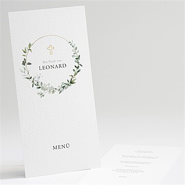 Menükarte Taufe ref. N221312