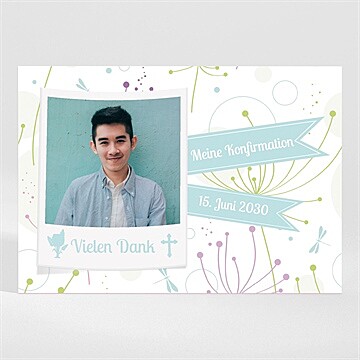 Dankeskarte Konfirmation Ref. N110338