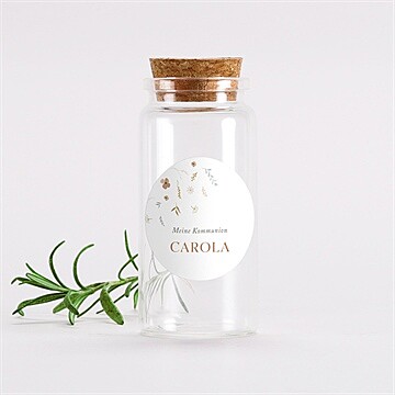 Glasfläschchen mit Korken Kommunion ref. N3602092