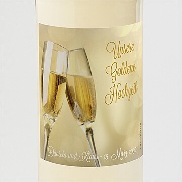 Flaschenetikett Hochzeitsjubiläum Ref. N3002112