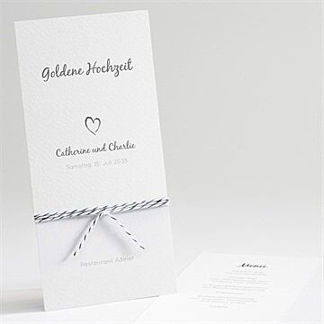 Menükarten Hochzeitsjubiläum Ref. N221342