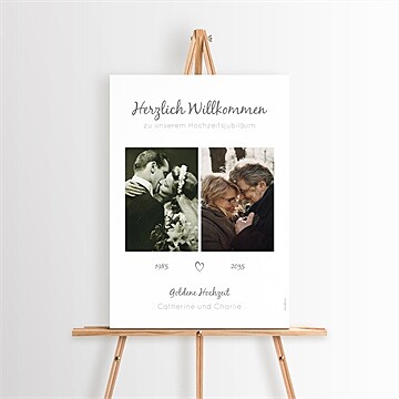 Willkommensschild Hochzeitsjubiläum Ref. N260386