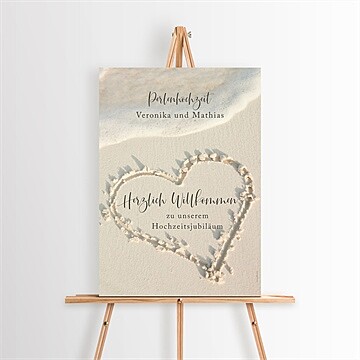 Willkommensschild Hochzeitsjubiläum Ref. N260391