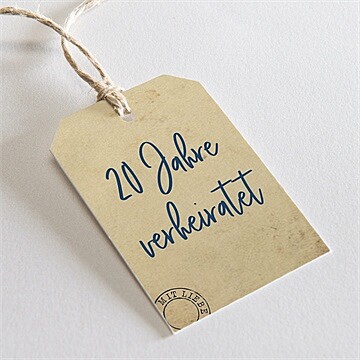 Geschenkanhänger Hochzeitsjubiläum Ref. N291911