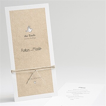 Menükarte Taufe ref. N221316