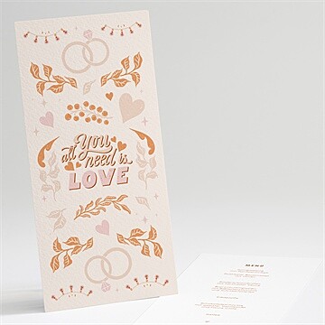 Menükarte Hochzeit Ref. N221379