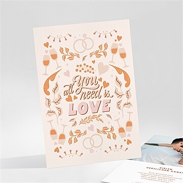 Dankeskarte Hochzeit Ref. N251143