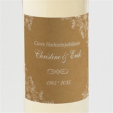 Flaschenetikett Hochzeitsjubiläum Ref. N3002132