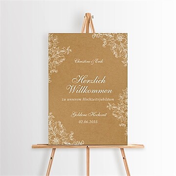 Willkommensschild Hochzeitsjubiläum Ref. N260397