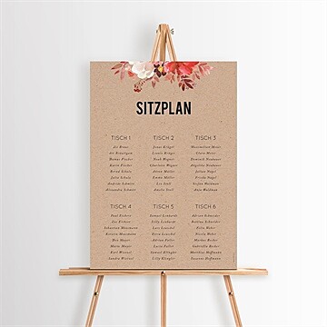 Sitzplan Hochzeit ref. N260418