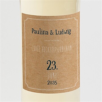 Flaschenetikett Hochzeitsjubiläum Ref. N3002123