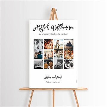 Willkommensschild Hochzeitsjubiläum Ref. N260393