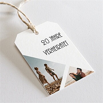 Geschenkanhänger Hochzeitsjubiläum Ref. N291956