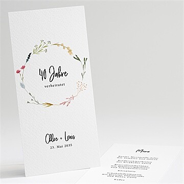 Menükarten Hochzeitsjubiläum Ref. N221341