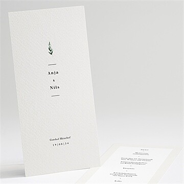 Menükarte Hochzeit ref. N221288