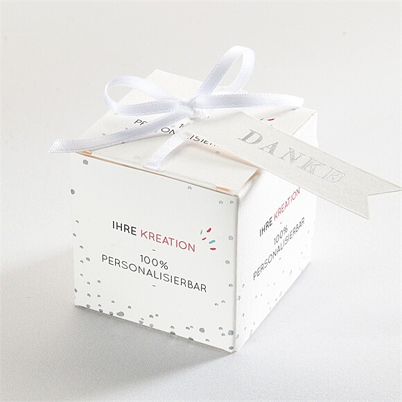 Geschenkbox Hochzeit Blanco - Geschenkbox - Silber ref.N340510