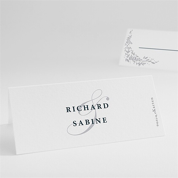 Tischkarte Hochzeit Schlicht & Elegant ref.N440876