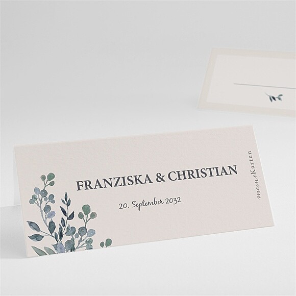 Tischkarte Hochzeit Schöner Glanz ref.N440897
