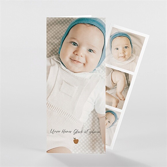 Geburtskarte Präsentation - Fotostreifen ref.N98115