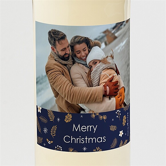Flaschenetikett Weihnachten Weihnachtliche Zweige ref.N3001977