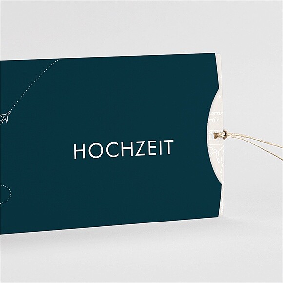 Hochzeitseinladung Hochzeitsreise - Quer ref.N85112