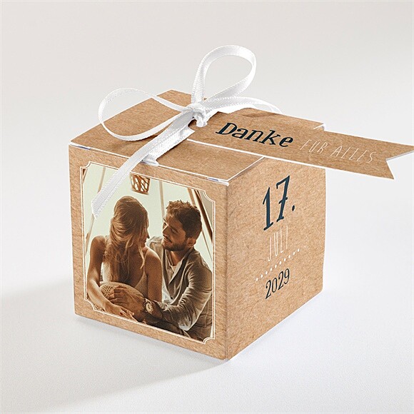 Geschenkbox Hochzeit Postkarte ref.N340587