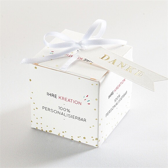 Geschenkbox Konfirmation Blanco -Geschenkbox Gold ref.N340743