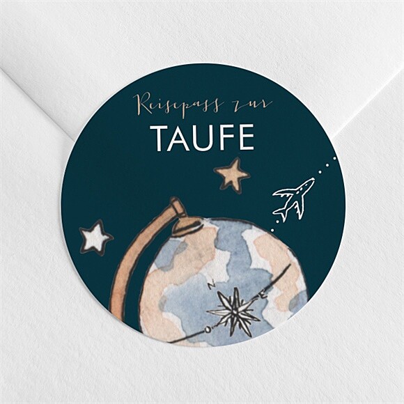 Aufkleber Taufe Reisepass zur Taufe ref.N3602138