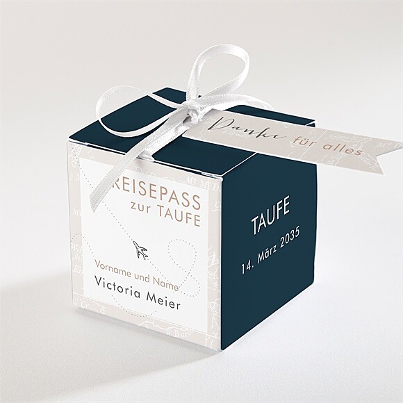 Geschenkbox Taufe Reisepass zur Taufe ref.N340740