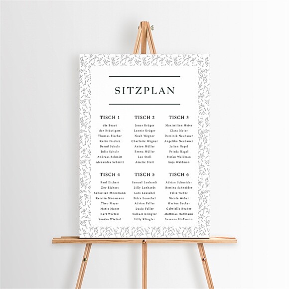 Sitzplan Hochzeit Du und Ich ref.N260373