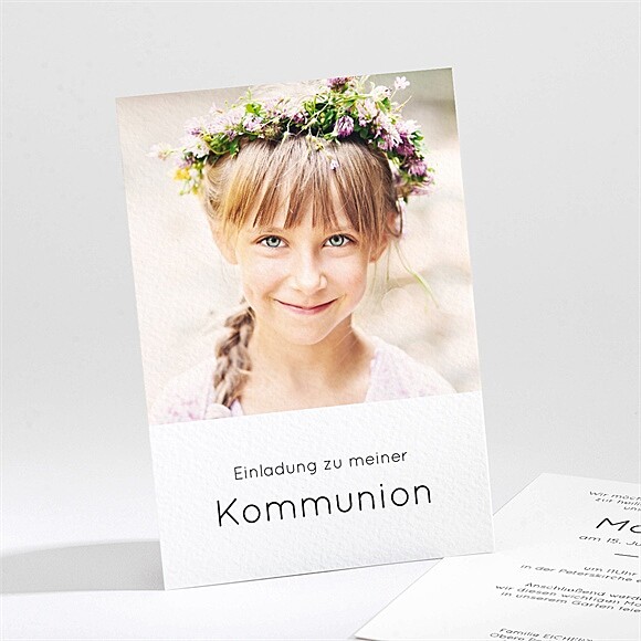 Einladung Kommunion Moderne Schlichtheit ref.N211401