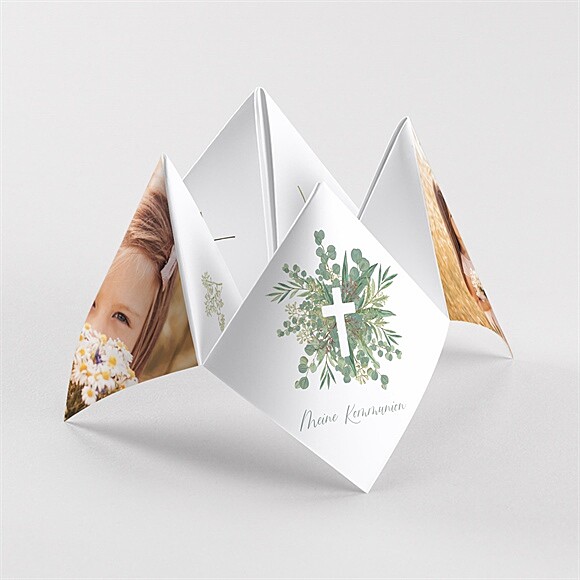 Einladung Kommunion Anmut - Origami ref.N330173