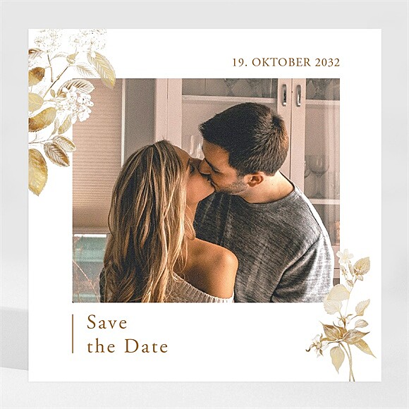 Save the Date Karte Herbstliche Zartheit - Magnet ref.N3002085