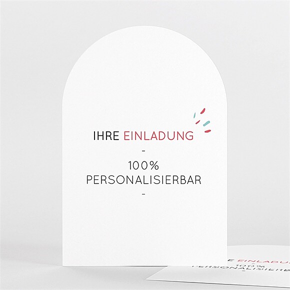 Geburtstagseinladung Blanco - 12x17,5cm (N27172) ref.N27172