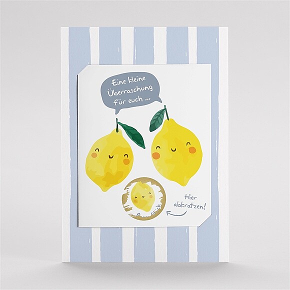 Geburtskarte Kleine Zitrone - DUO ref.N231129
