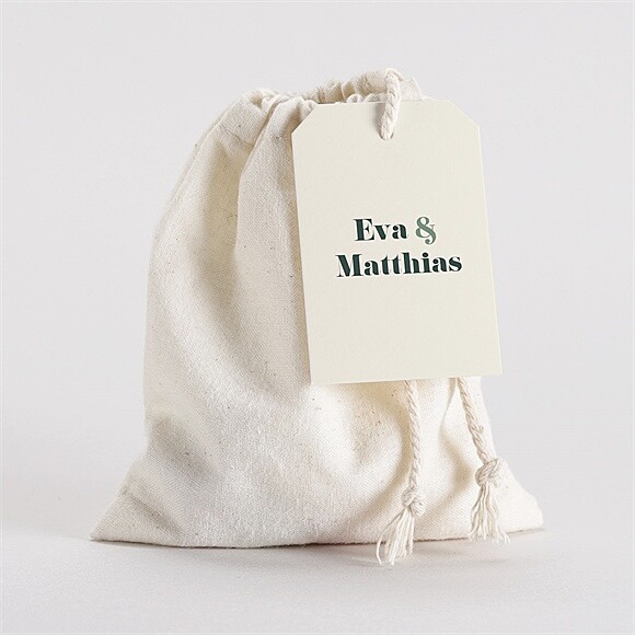 Geschenkbeutel Hochzeit Salbeigrün ref.N2911171