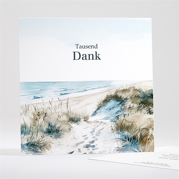 Trauerdanksagung Aquarelllandschaft ref.N351646
