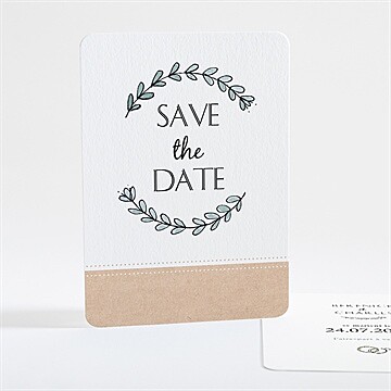 Save the Date mariage réf. N25104