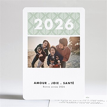 Carte de voeux portrait