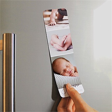 Faire-part naissance joli photomaton - Mise en situation
