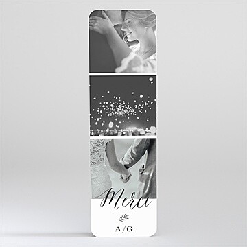 Remerciement mariage douce harmonie magnet - Mise en situation