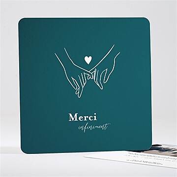Remerciement mariage notre union programme