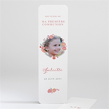Signet communion couronne aquarelle dorure