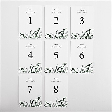 Numéro de table mariage evidemment - Vue d'ensemble