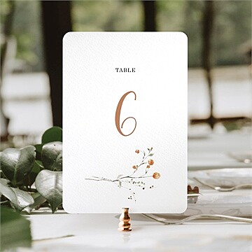 Numéro de table mariage complicité - Mise en situation